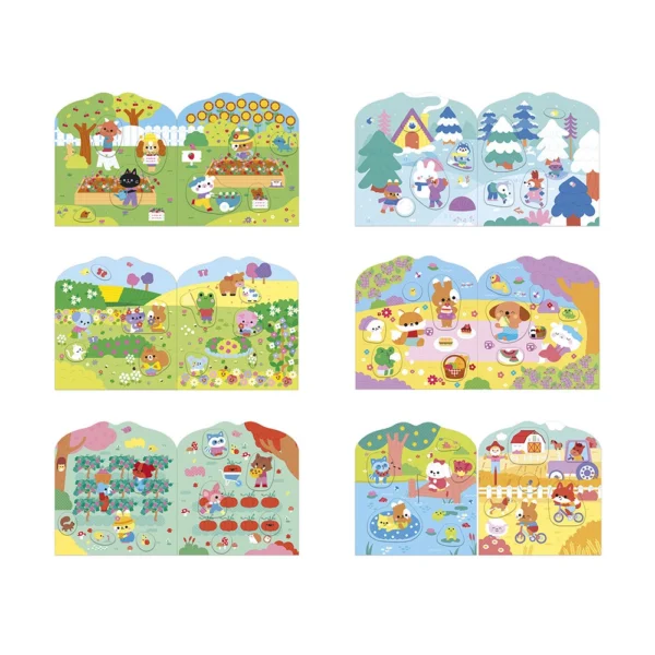 QUADERNO DI ADESIVI - LA CAMPAGNA